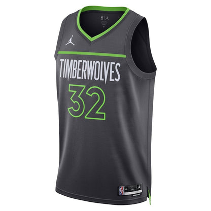 Men's Minnesota Timberwolves Karl-Anthony Towns Charcoal Jersey