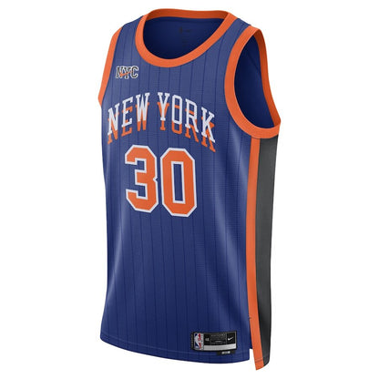 Men's New York Knicks Julius Randle Blue Jersey