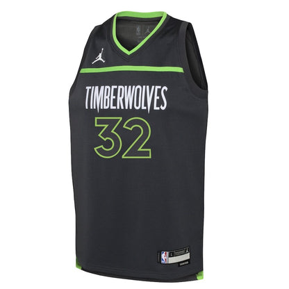 Men's Minnesota Timberwolves Karl-Anthony Towns Black Jersey