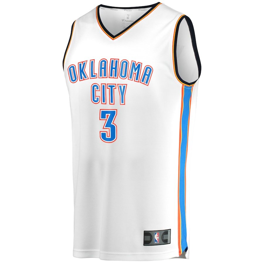 Men's Oklahoma City Thunder Josh Giddey White Jersey