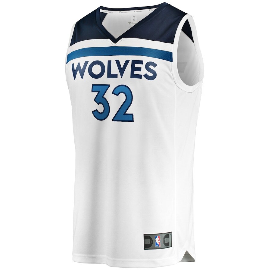 Men's Minnesota Timberwolves Karl-Anthony Towns White Jersey