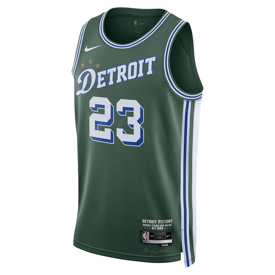 Men's Detroit Pistons Jaden Ivey Green Jersey