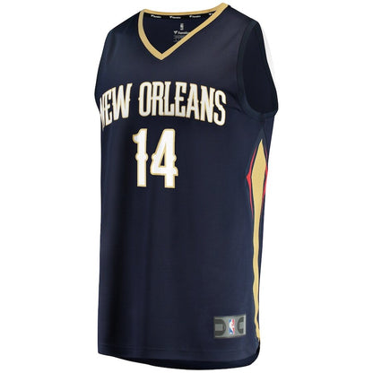 Men's New Orleans Pelicans Brandon Ingram Navy Jersey