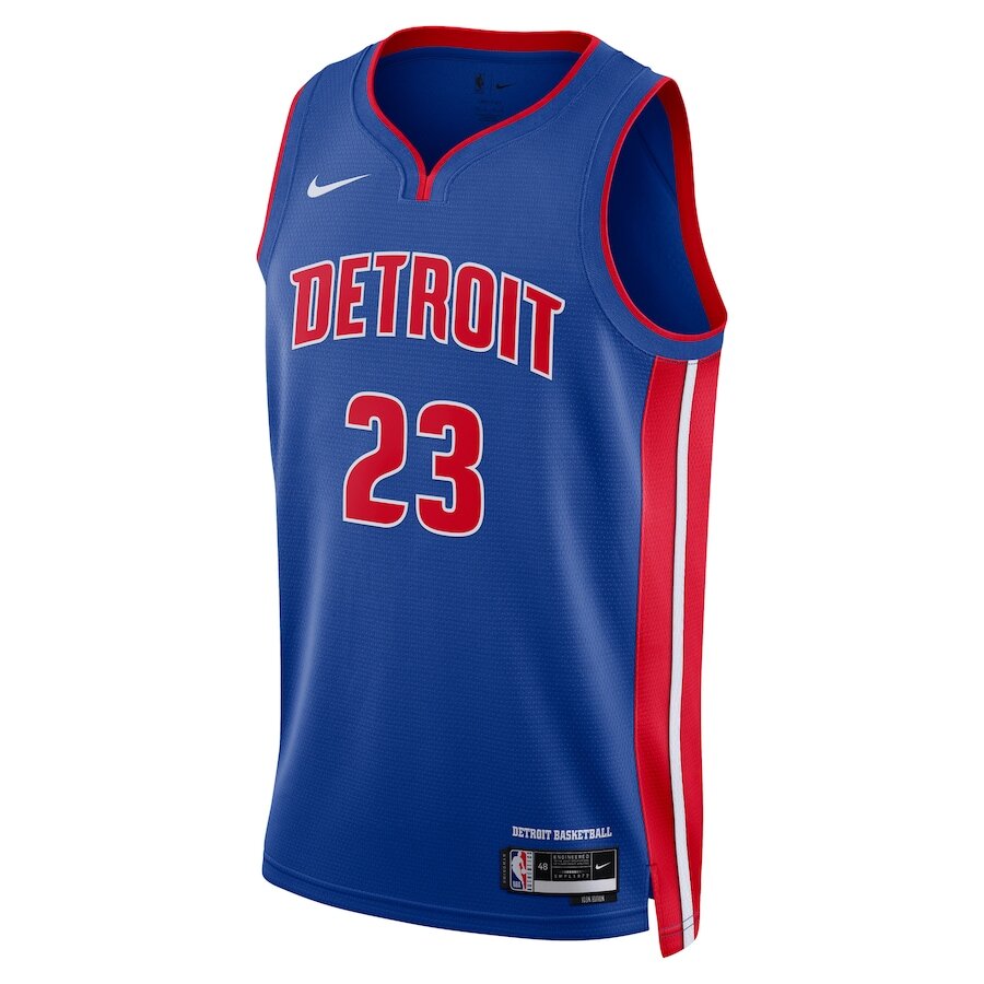 Men's Detroit Pistons Jaden Ivey Blue Jersey