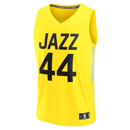 Men's Utah Jazz Bojan Bogdanovic Yellow Jersey