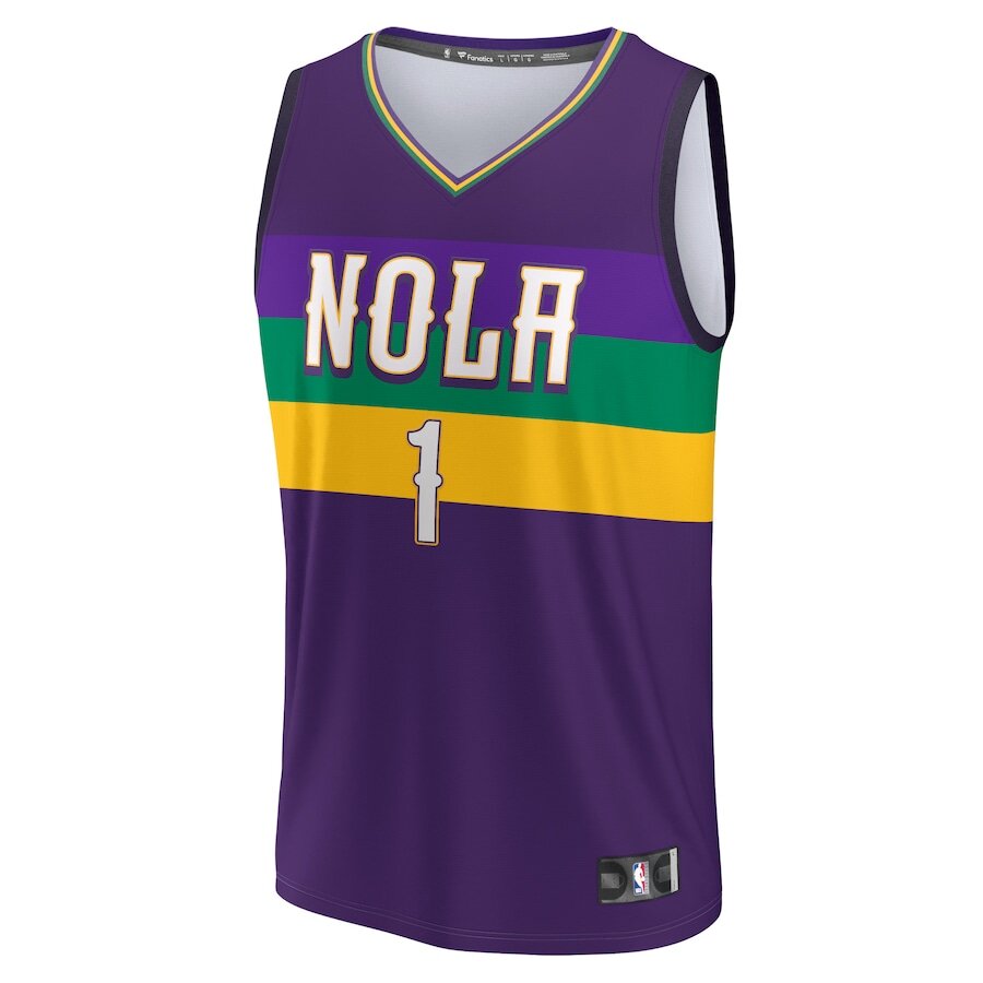 Zion Williamson New Orleans Pelicans Purple Jersey - Men