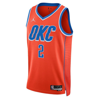 Men's Oklahoma City Thunder Shai Gilgeous-Alexander Orange Jersey