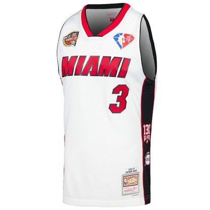 Men's Miami Heat Dwyane Wade White Jersey