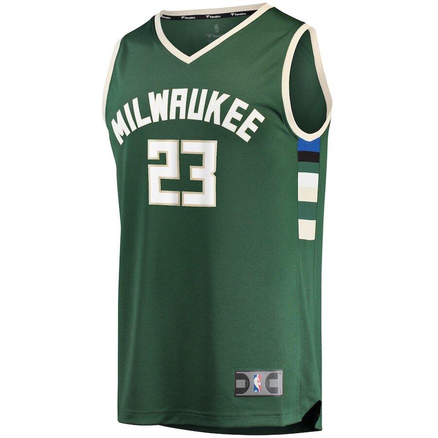 Men's Milwaukee Bucks Wesley Matthews Hunter Green Jersey