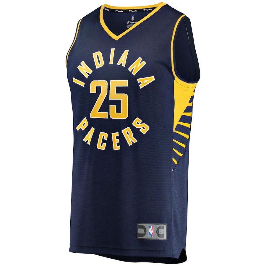 Men's Indiana Pacers Jalen Smith Navy Jersey