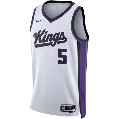 Men's Sacramento Kings De'Aaron Fox White Jersey