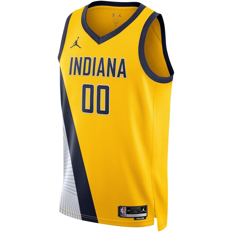 Men's Indiana Pacers Bennedict Mathurin Gold Jersey