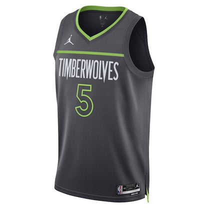 Men's Minnesota Timberwolves Anthony Edwards Charcoal Jersey