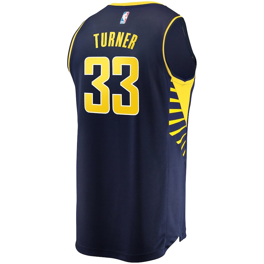 Men's Indiana Pacers Myles Turner Navy Jersey