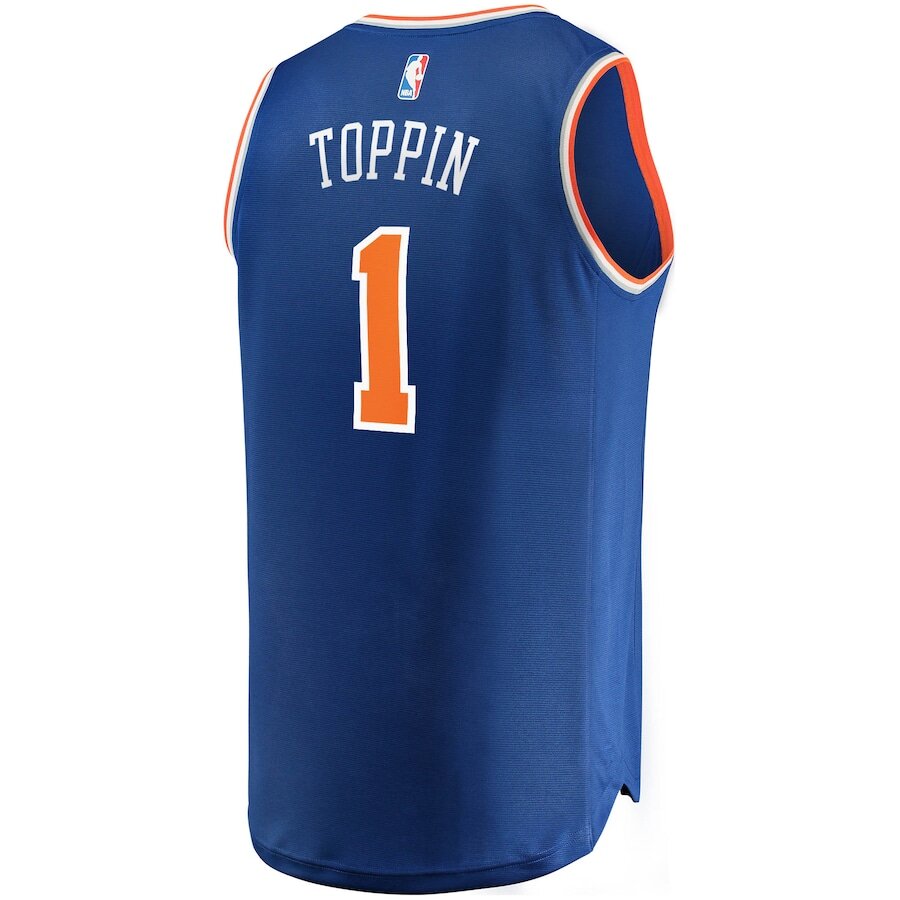 Men's New York Knicks Obi Toppin Blue Jersey