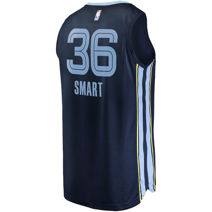 Men's Memphis Grizzlies Marcus Smart Navy Jersey