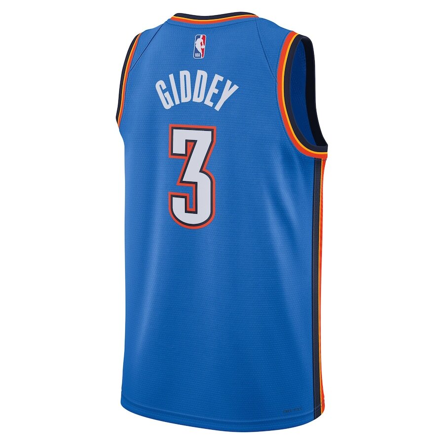 Men's Oklahoma City Thunder Josh Giddey Blue Jersey