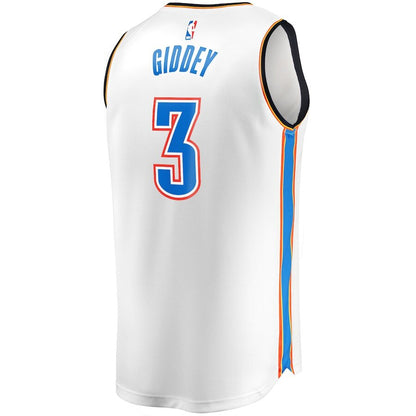 Men's Oklahoma City Thunder Josh Giddey White Jersey