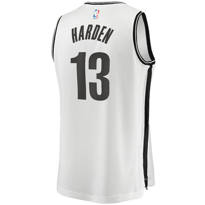 Men's Brooklyn Nets James Harden White Jersey