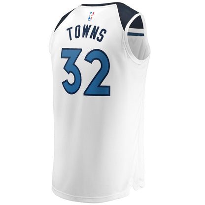 Men's Minnesota Timberwolves Karl-Anthony Towns White Jersey