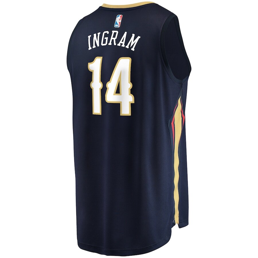 Men's New Orleans Pelicans Brandon Ingram Navy Jersey