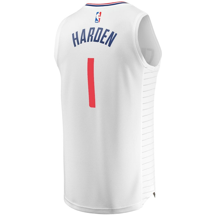 Men's LA Clippers James Harden White Jersey