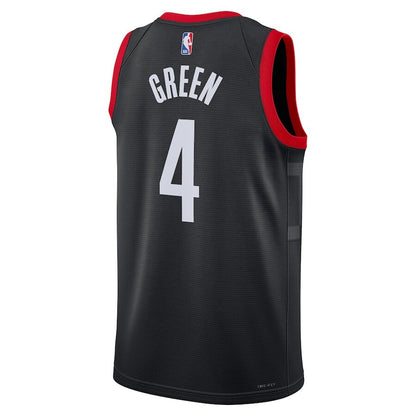 Men's Houston Rockets Jalen Green Black Jersey