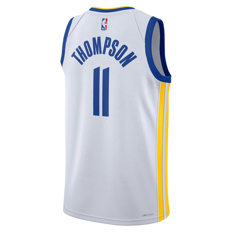 Men's Golden State Warriors Klay Thompson White Jersey