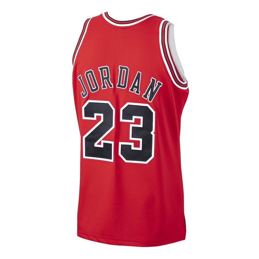 Men's Chicago Bulls Michael Jordan Scarlet Jersey