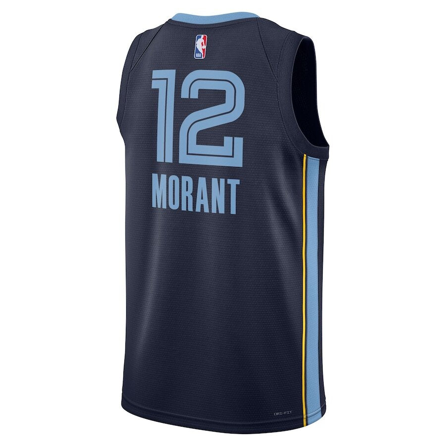 Men's Memphis Grizzlies Ja Morant Navy Jersey