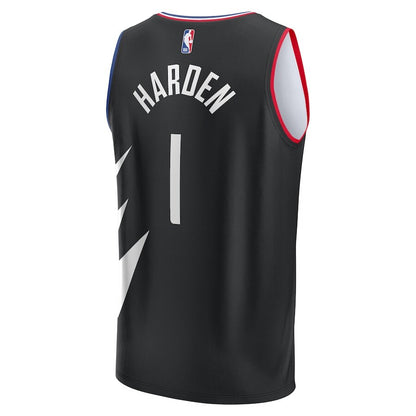 Men's LA Clippers James Harden Black Jersey