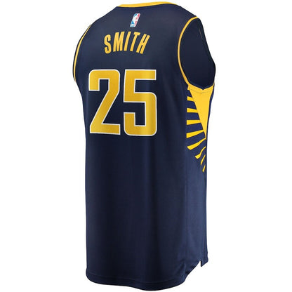 Men's Indiana Pacers Jalen Smith Navy Jersey