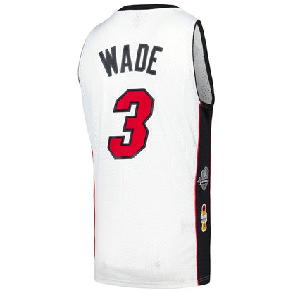 Men's Miami Heat Dwyane Wade White Jersey