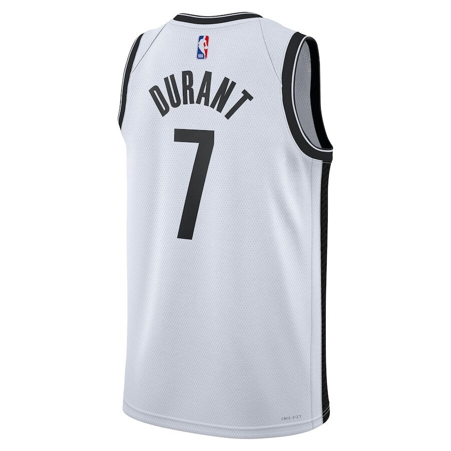 Men's Brooklyn Nets Kevin Durant White Jersey