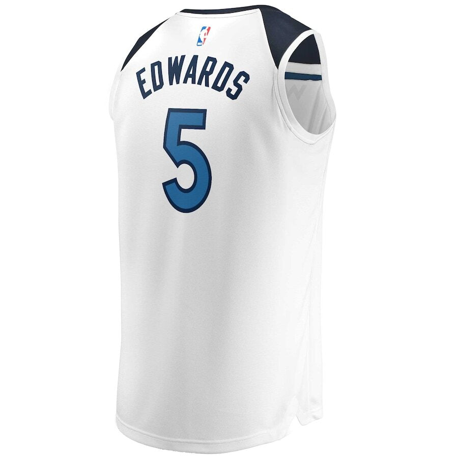 Men's Minnesota Timberwolves Anthony Edwards White Jersey