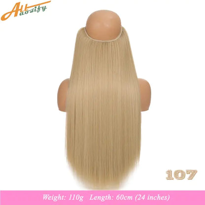 Synthetic No Clip Artificial Hair