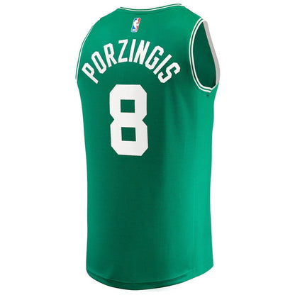 Men's Boston Celtics Kristaps Porzingis Kelly Green Jersey