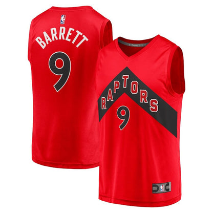 Men's Toronto Raptors RJ Barrett Red Jersey