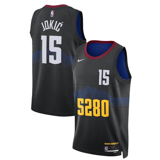 Men's Denver Nuggets Nikola Jokić Black Jersey