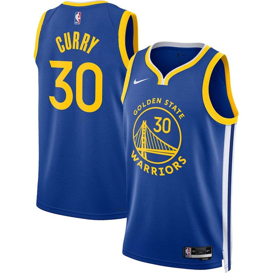 Men's Stephen Curry Golden State Warriors Royal Jersey