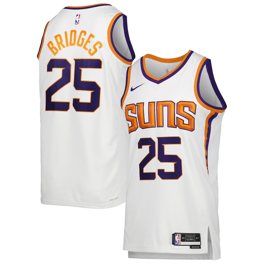 Men's Phoenix Suns Mikal Bridges White Jersey