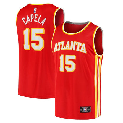 Men's Atlanta Hawks Clint Capela Red Jersey