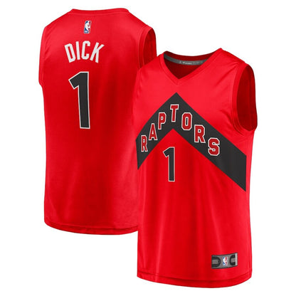 Men's Toronto Raptors Gradey Dick Red Jersey