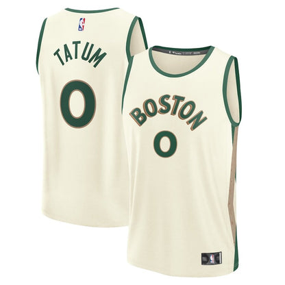 Men's Boston Celtics Jayson Tatum White Jersey