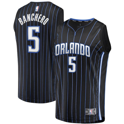 Paolo Banchero Orlando Magic Black Jersey - Men