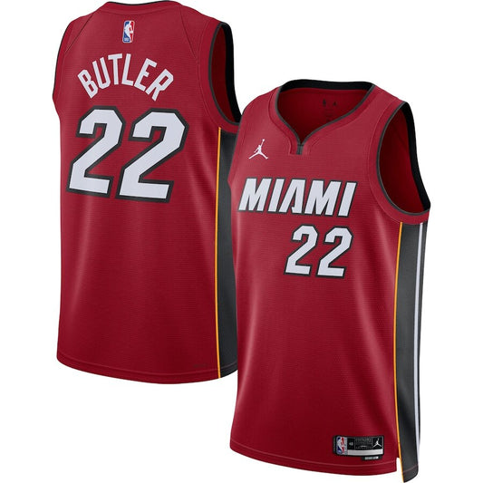 Men Miami Heat Jimmy Butler Red Jersey