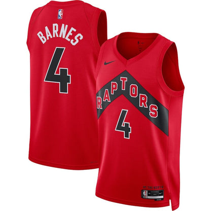 Men's Toronto Raptors Scottie Barnes Red Jersey