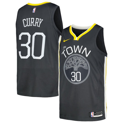 Men's Stephen Curry Golden State Warriors Gray Jersey