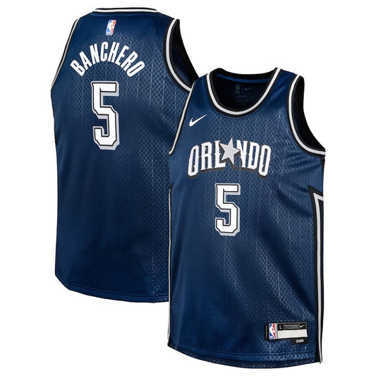 Paolo Banchero Orlando Magic Navy Jersey - Men