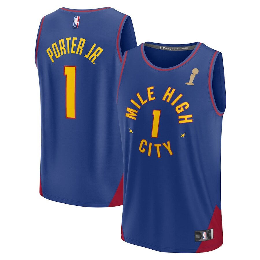 Men's Denver Nuggets Michael Porter Jr. Blue Jersey